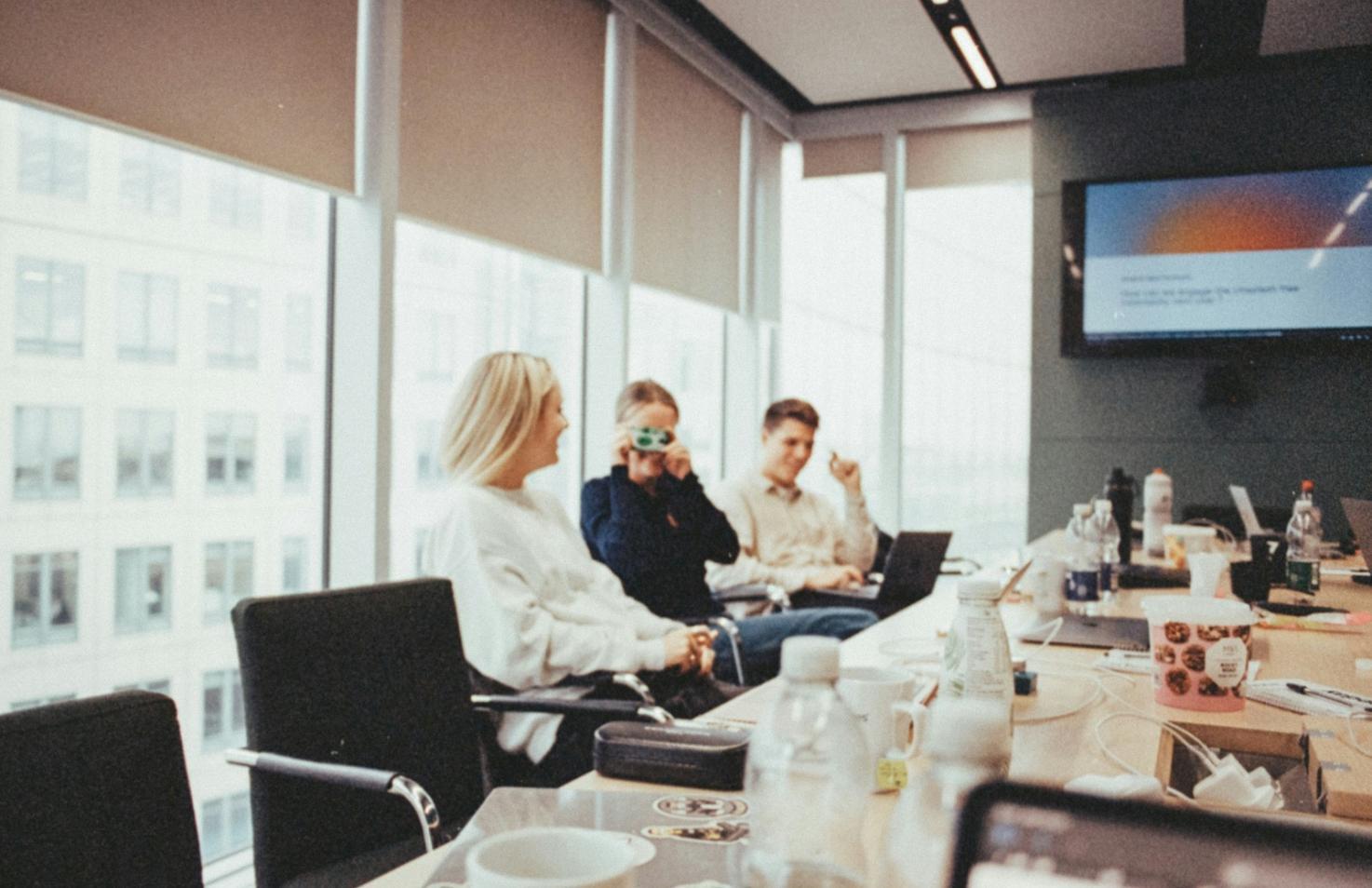 Financial planning session with transparent documentation at cavalunthos office